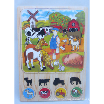 Educational Wooden Toys Wooden Puzzle (34706)